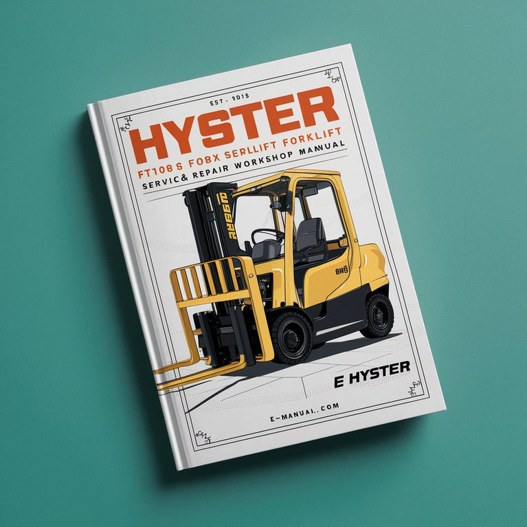 Manual de taller de servicio y reparación de carretillas elevadoras Hyster serie F108