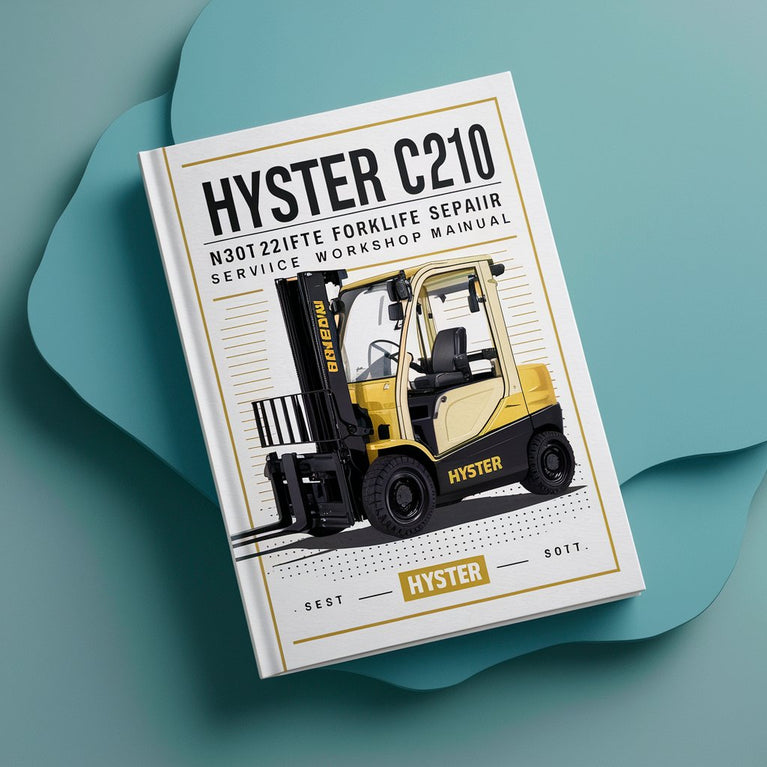 Manual de taller de servicio y reparación de montacargas Hyster C210 (N30XMH2)