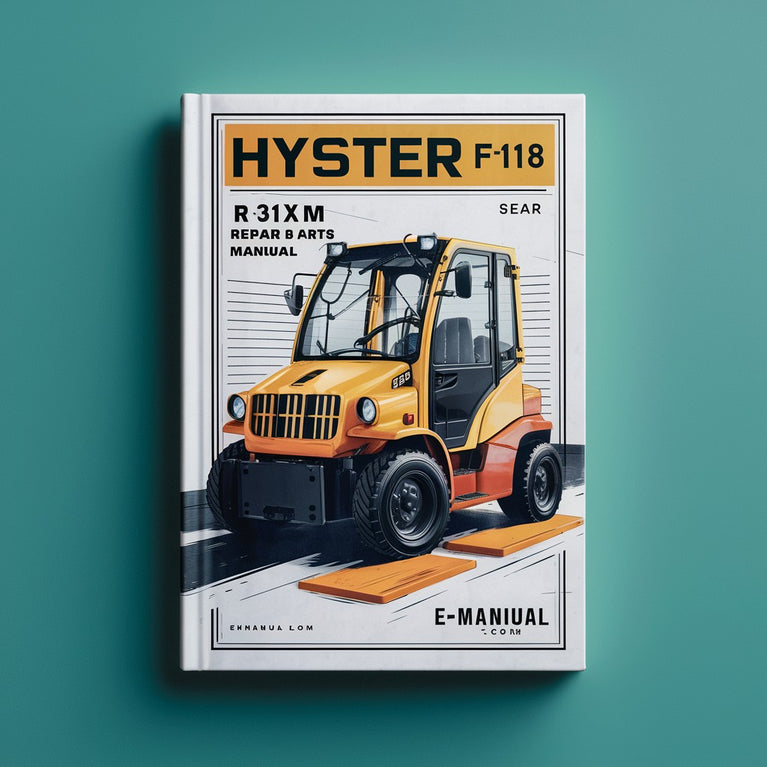 Manual de reparación y piezas de HYSTER F118 R30XM R30XMA R30XMF