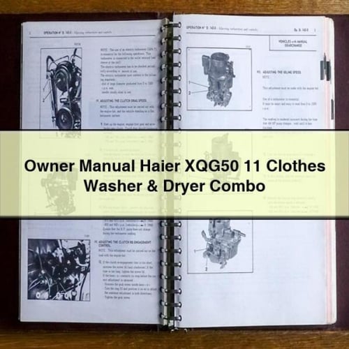 Haier XQG50-11 Washer Dryer Combo Owner Manual