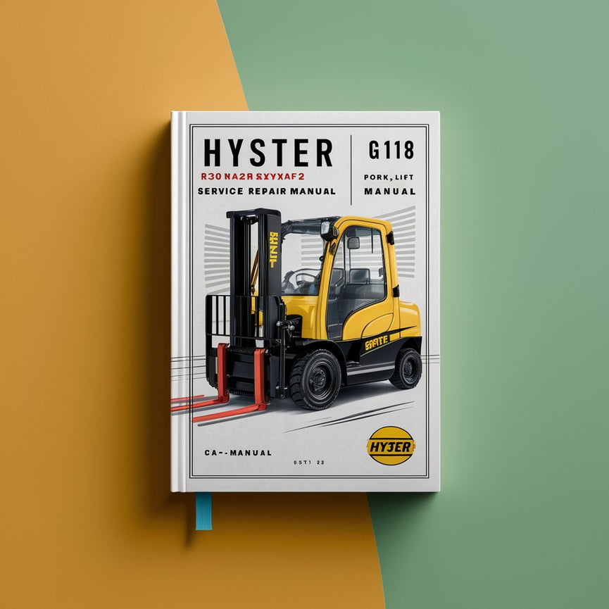 Manual de servicio y reparación de montacargas Hyster G118 (R30XM2 R30XMA2 R30XMF2)