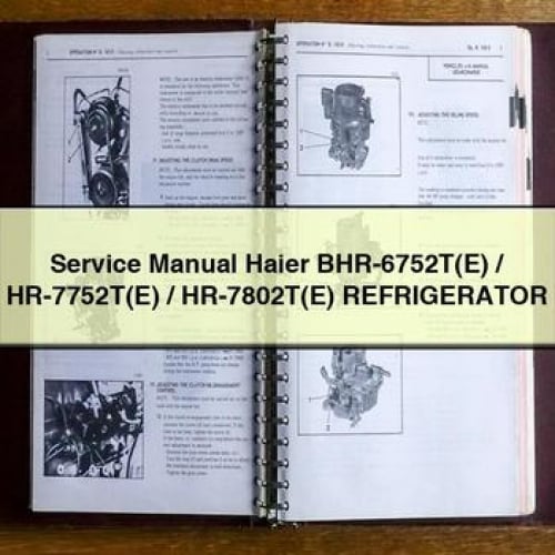 Haier BHR-6752T(E), HR-7752T(E), HR-7802T(E) Refrigerator Service Manual PDF