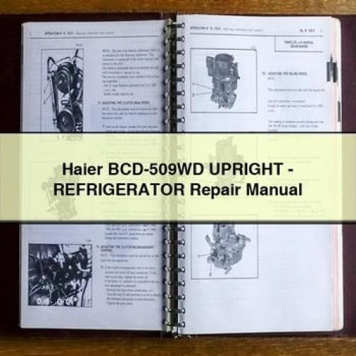 Haier BCD-509WD UPRIGHT - REFRIGERATOR Repair Manual PDF Download