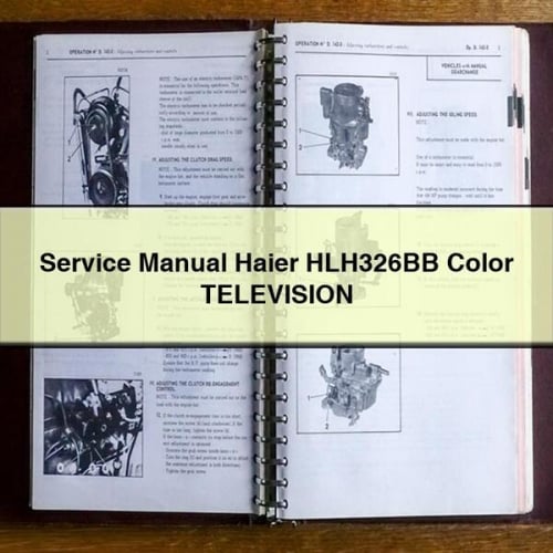 Haier HLH326BB Color Television Service Manual (PDF)