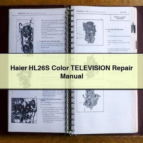 Haier HL26S Color TELEVISION Repair Manual PDF Download