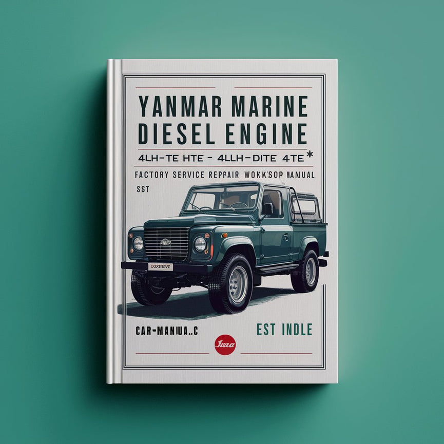 Manual de taller y reparación de fábrica del motor diésel marino Yanmar 4LH-TE 4LH-HTE 4LH-DTE 4LH-STE