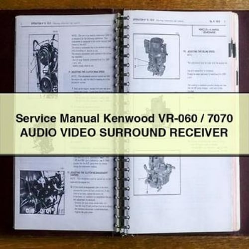 Service Manual Kenwood VR-060 / 7070 AUDIO Video SURROUND Receiver PDF Download