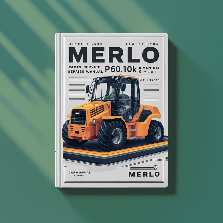 Merlo P60.10K Lift Truck 3 Manual Set Parts Operators Service Repair Workshop Manual  Pdf