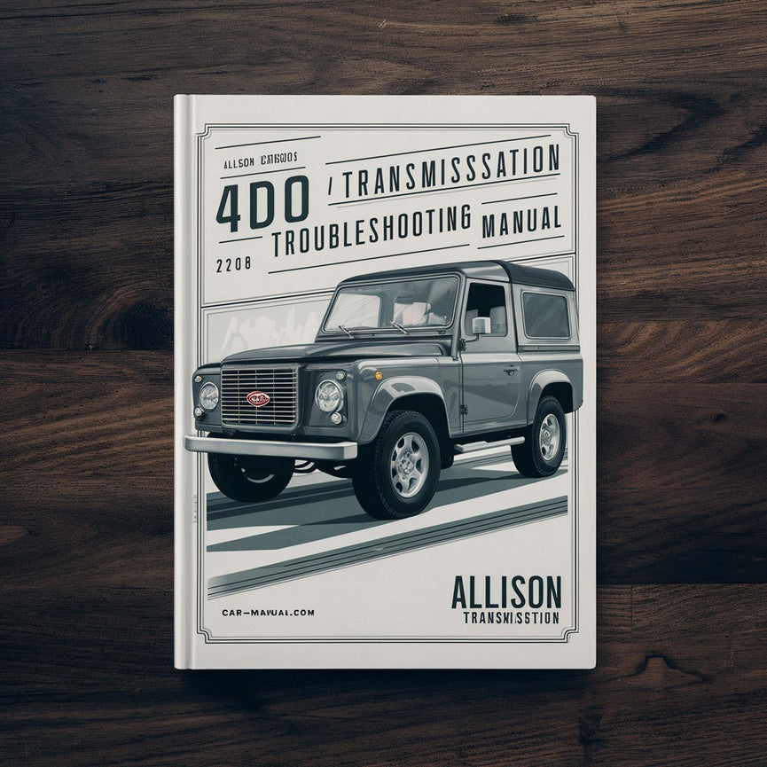 Manual de SOLUCIÓN DE PROBLEMAS de Allison Transmission 4700 RDS