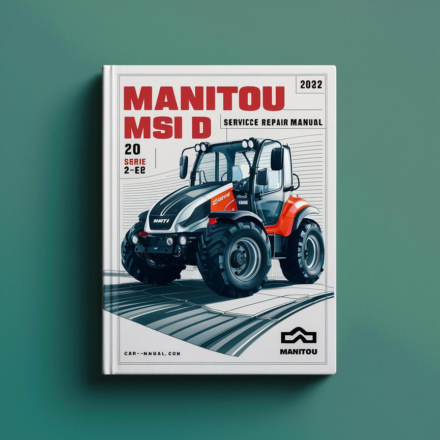 Manual de servicio y reparación de la máquina Manitou MSI 20 D Serie 2-E2