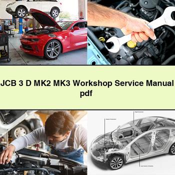 Manual de servicio y reparación del taller JCB 3 D MK2 MK3