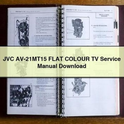 JVC AV-21MT15 FLAT COLOUR TV Service Manual Download PDF