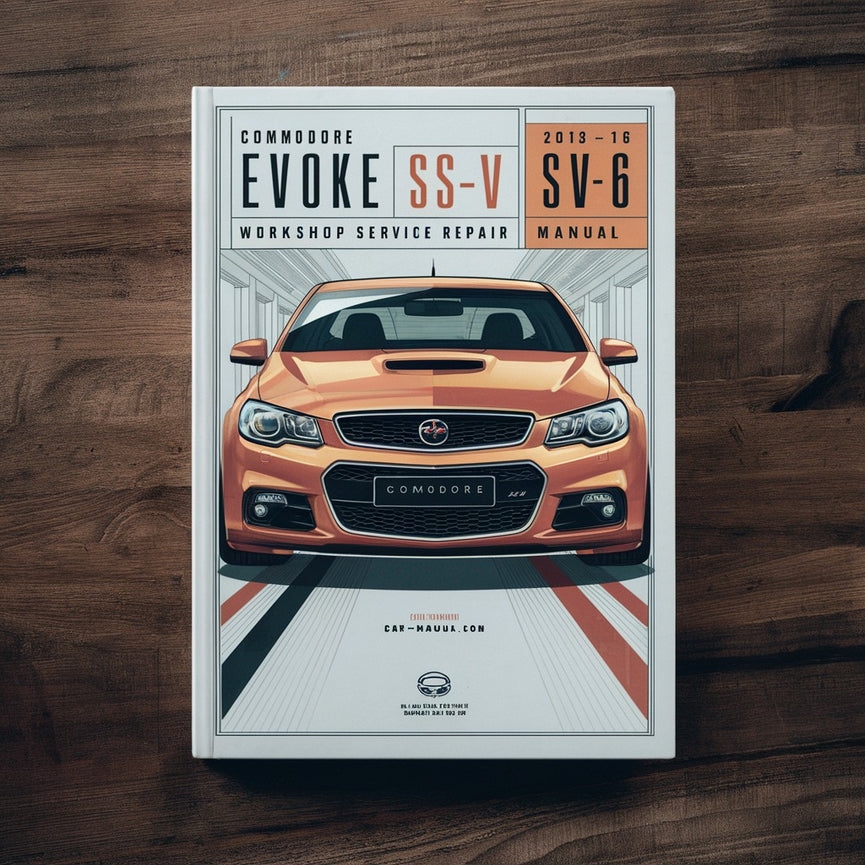 Manual de servicio y taller del Commodore VF EVOKE SS-V SV6 2013-16