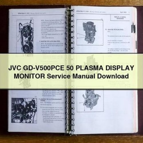 JVC GD-V500PCE 50" Plasma Display Monitor Service Manual