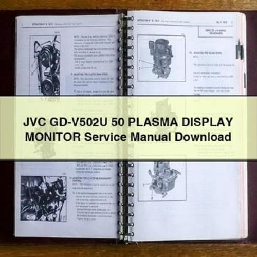 JVC GD-V502U 50 PLASMA DISPLAY MONITOR Service Manual Download PDF