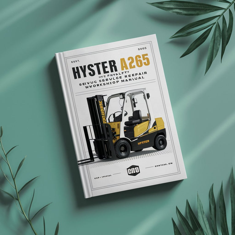 Manual de taller y reparación de montacargas Hyster A265 (N35ZRS N40ZRS N30ZDRS)