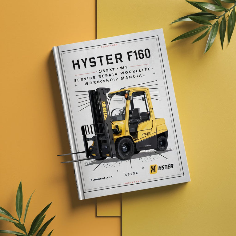 Hyster F160 (J30XMT J35XMT J40XMT) Forklift Service Repair Workshop Manual