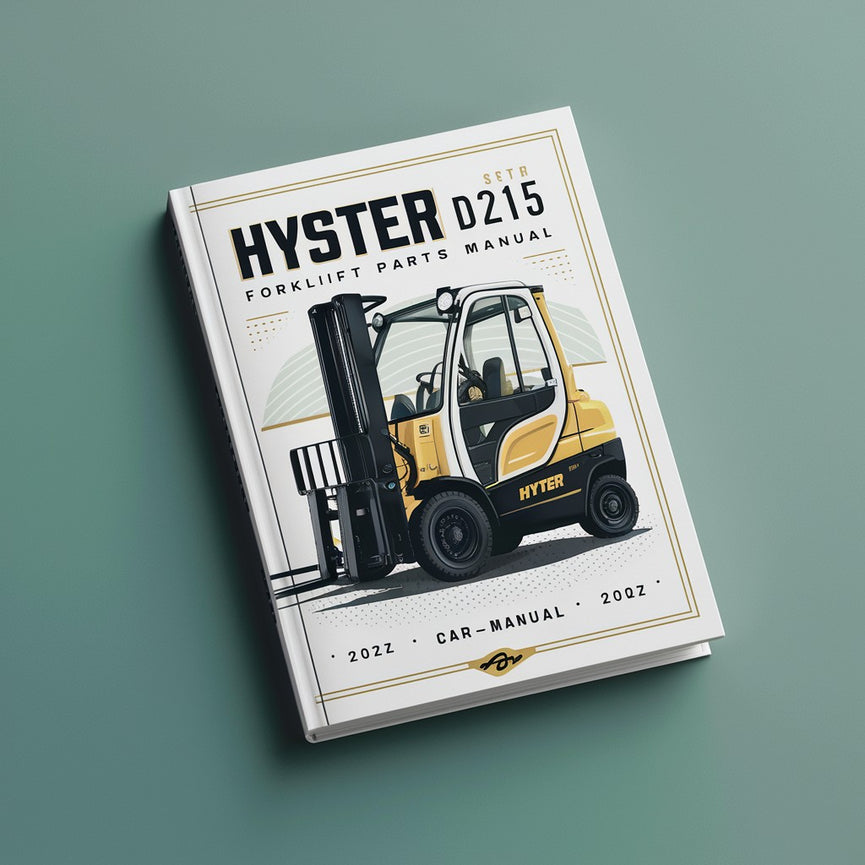 Hyster D215 (W50Z) Forklift Parts Manual