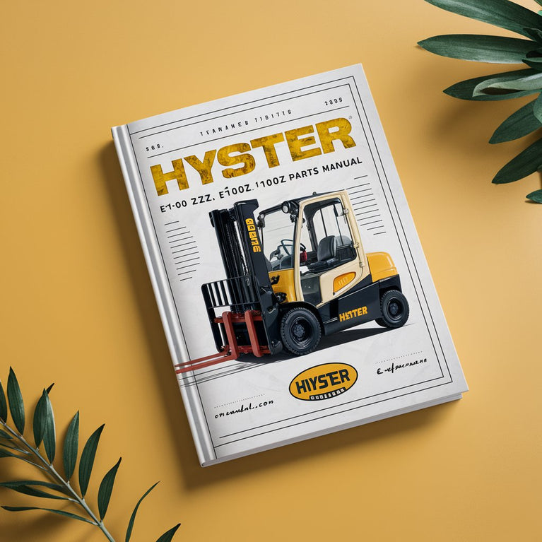 Hyster E098 (E70Z E80Z E100ZS E100Z E120Z) Forklift Parts Manual