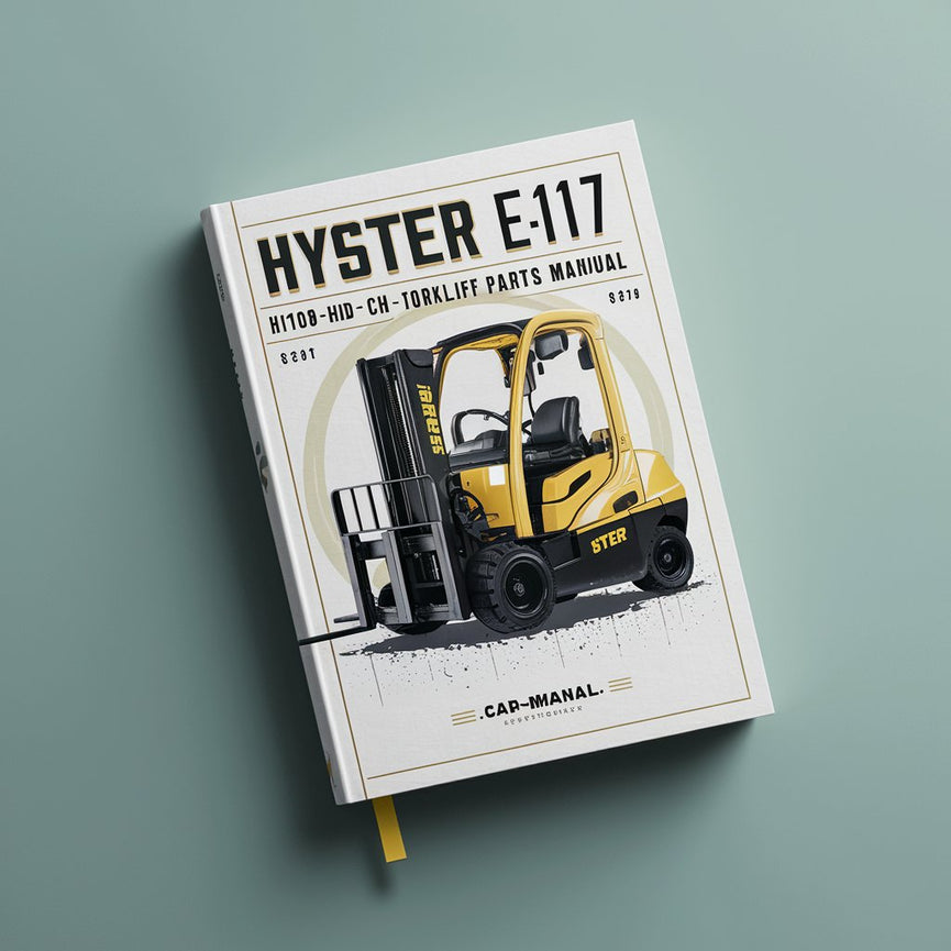 Hyster E117 (H1050HD-CH H1150HD-CH) Forklift Parts Manual