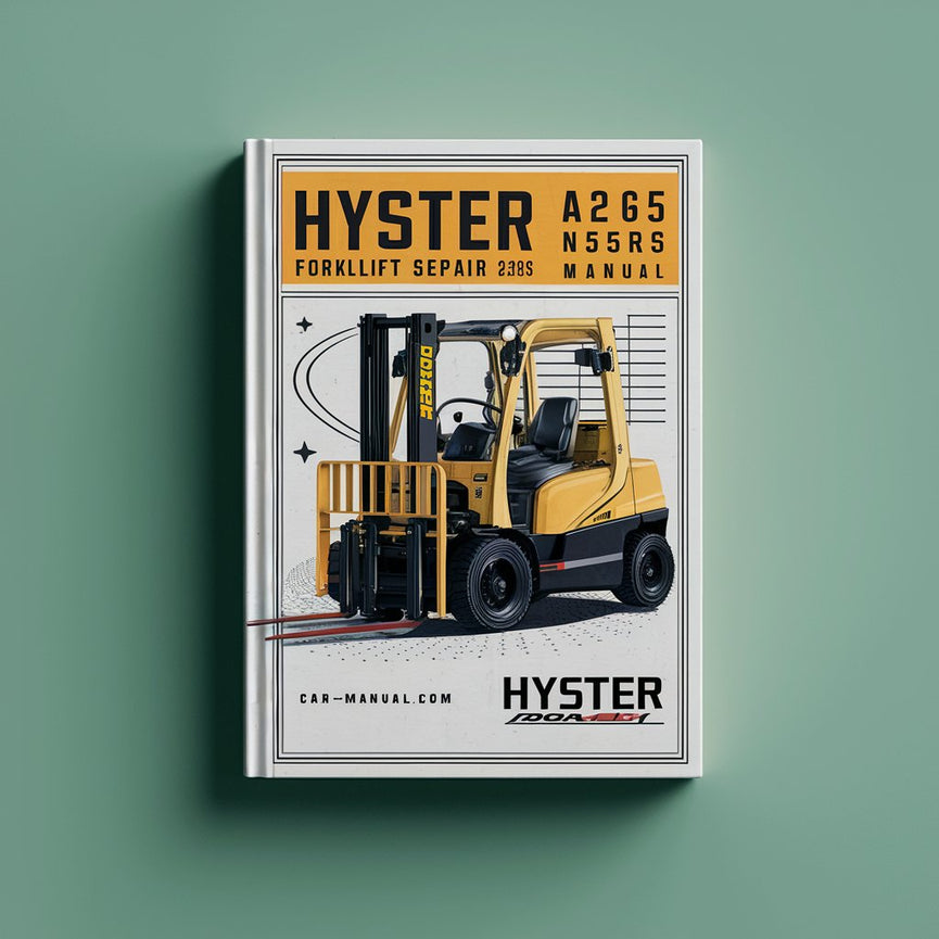 Manual de servicio y reparación de la carretilla elevadora Hyster A265 N35ZRS