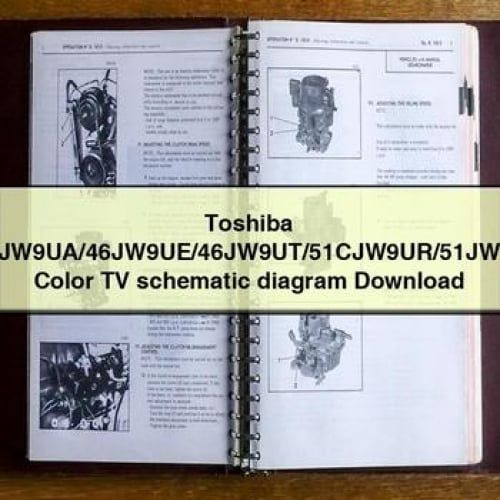 Toshiba 46CJW9UR/46JW9UA/46JW9UE/46JW9UT/51CJW9UR/51JW9UA/51JW9UT Color TV schematic diagram Download