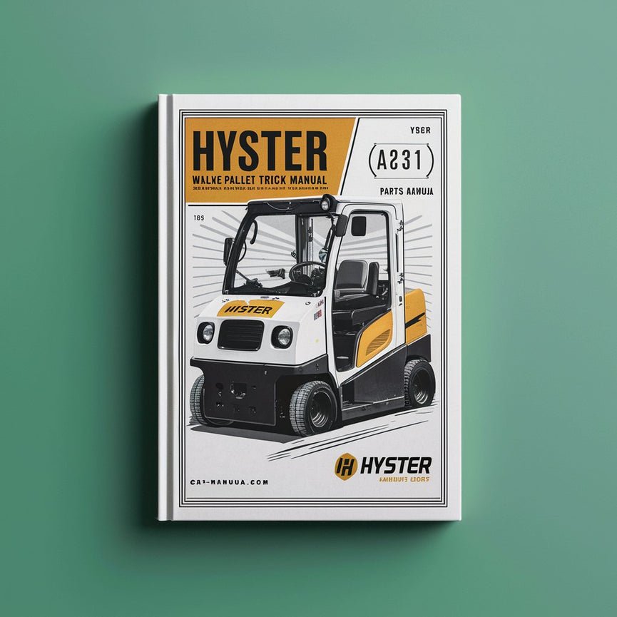 Hyster W60Z (A231) Walkie Pallet Truck Parts Manual