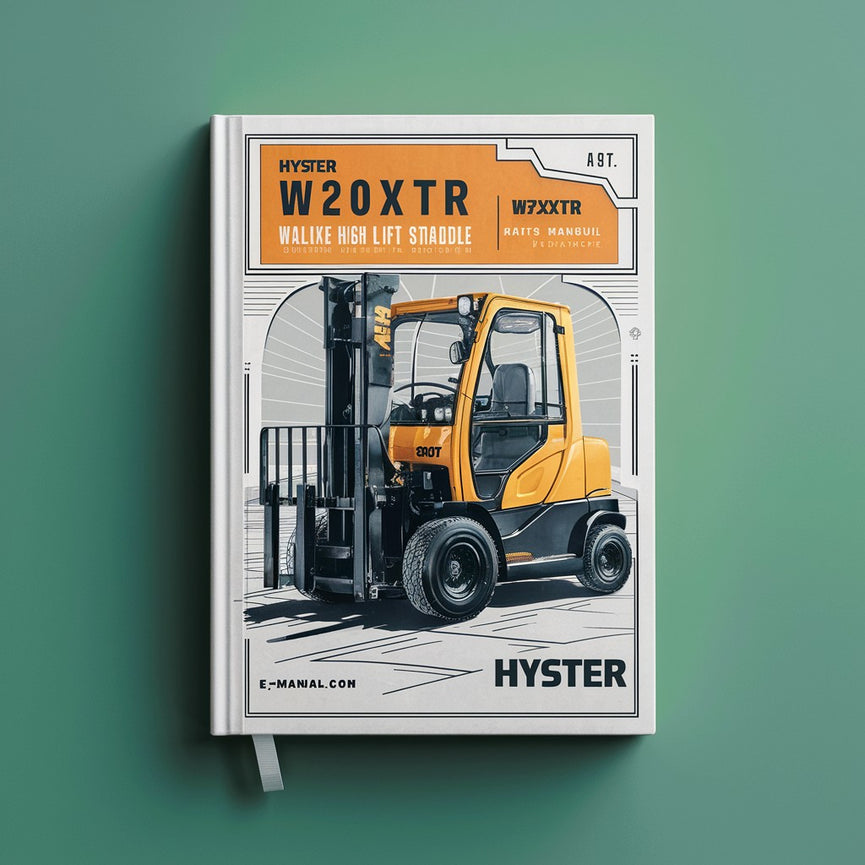 Manual de piezas de la grúa de elevación alta Hyster W20XTR W30XTR (A455) Walkie