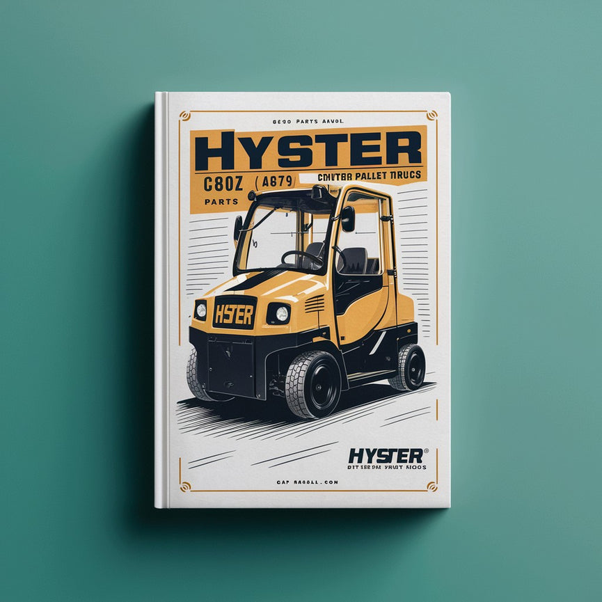 Manual de piezas de transpaletas con operador a bordo Hyster C80Z (A479)