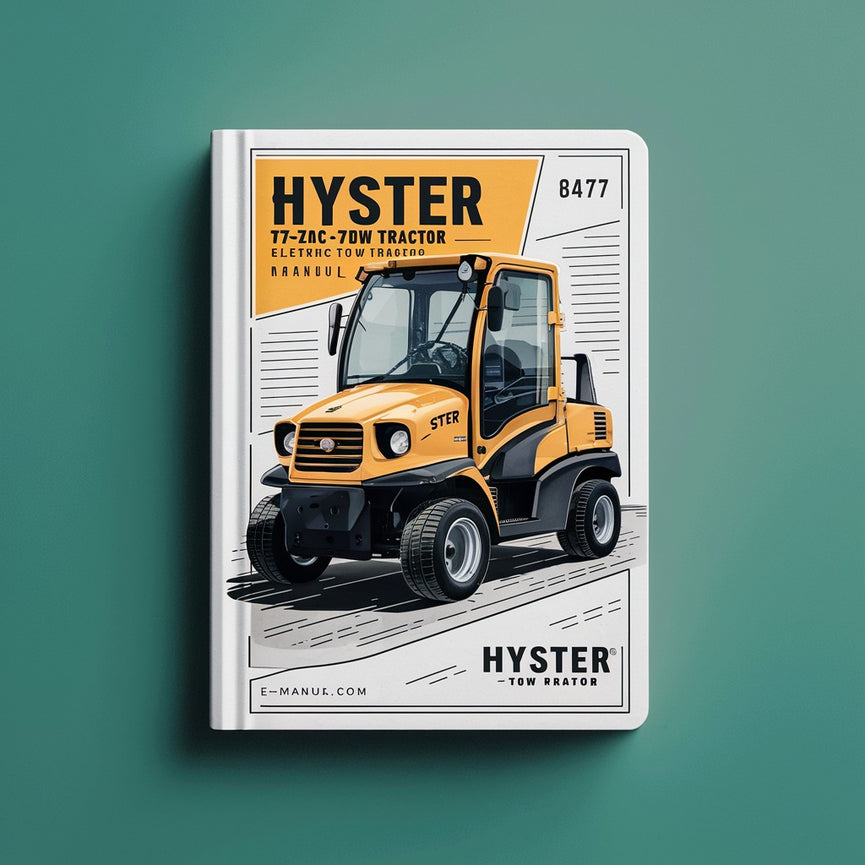 Manual de piezas del tractor de remolque eléctrico Hyster T7ZAC (B477)