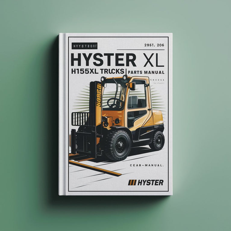 Hyster H135XL H155XL (G006) Forklift Trucks Parts Manual