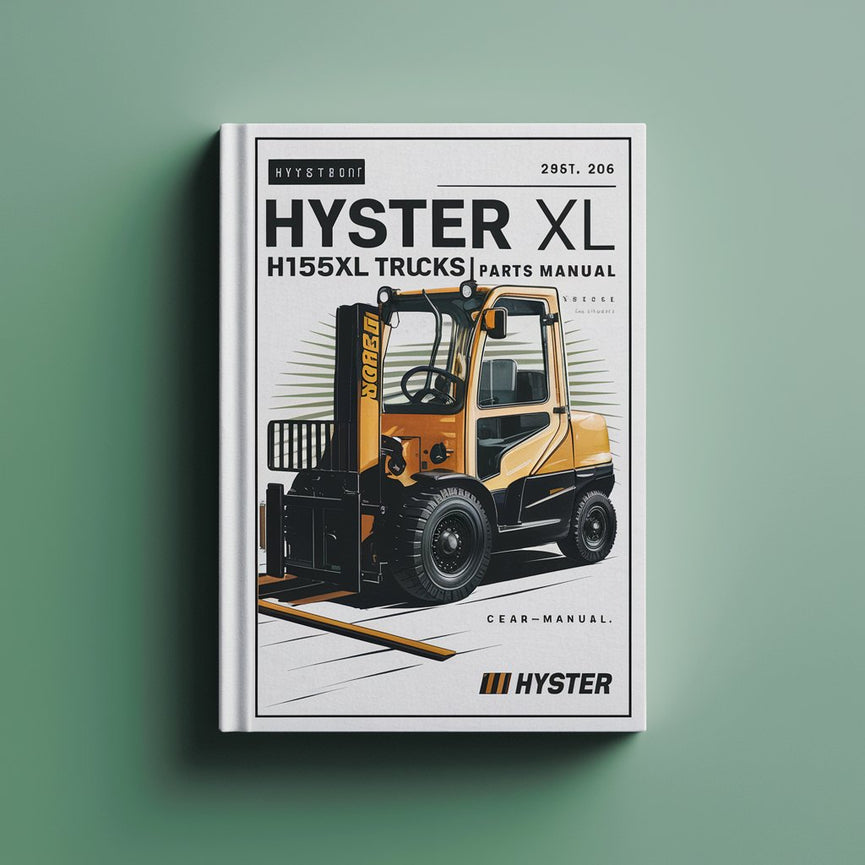 Manual de piezas de montacargas Hyster H135XL H155XL (G006)