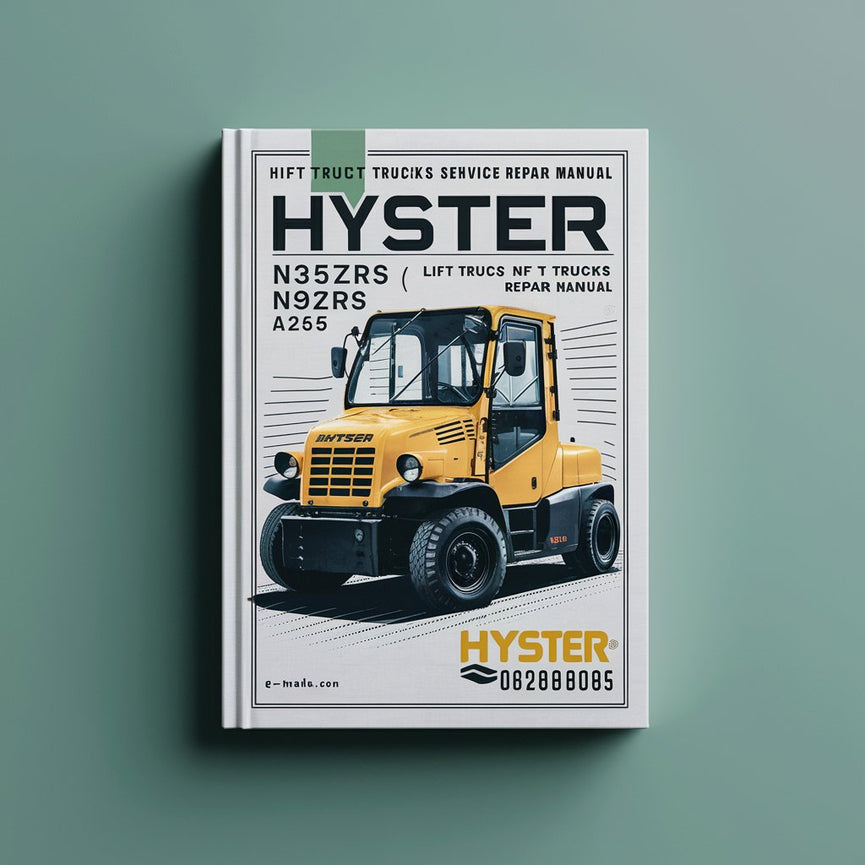 Manual de servicio y reparación de carretillas elevadoras Hyster N35ZRS N40ZRS N30ZDRS (A265)