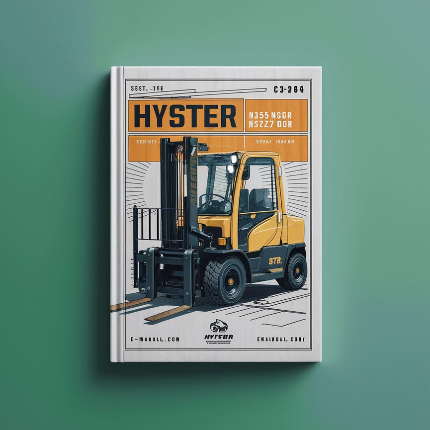 Manual de servicio y reparación de carretillas elevadoras retráctiles Hyster N45ZR N35ZDR (C264)