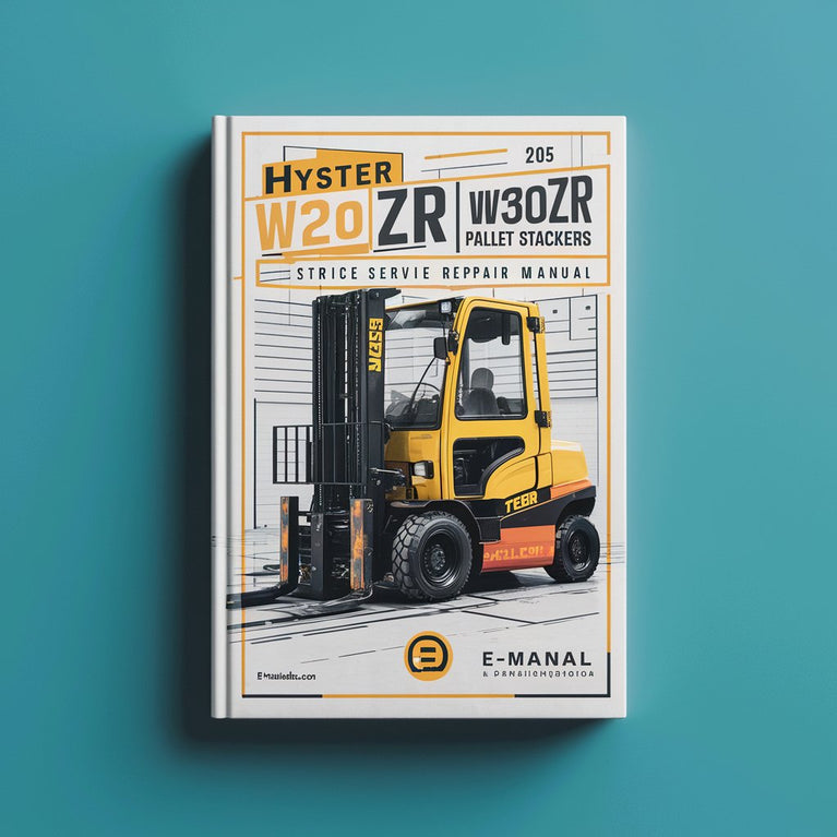 Manuel de réparation et d'entretien des gerbeurs de palettes Hyster W20ZR W30ZR (B455)