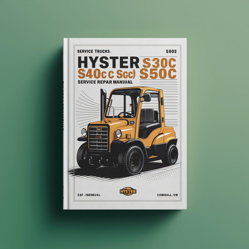 Manual de servicio y reparación de carretillas elevadoras Hyster S30C S40C S50C (América) [C002]