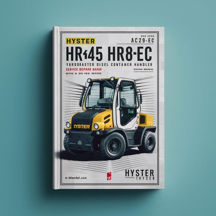 Hyster HR45-EC HR48-EC (A228) YardMaster Diesel Container Handler Service Repair Manual