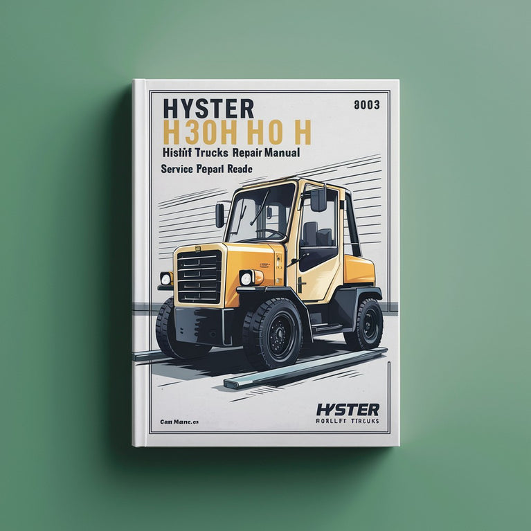 Manual de servicio y reparación de carretillas elevadoras Hyster H30H H40H H50H H60H (D003)