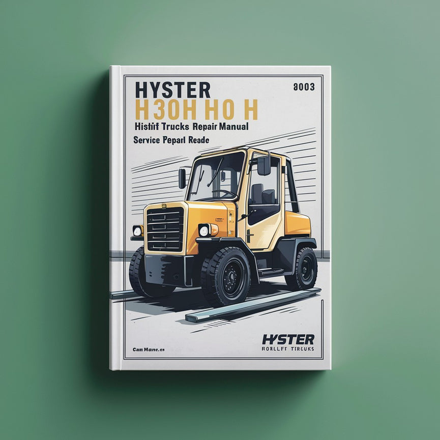 Manual de servicio y reparación de carretillas elevadoras Hyster H30H H40H H50H H60H (D003)