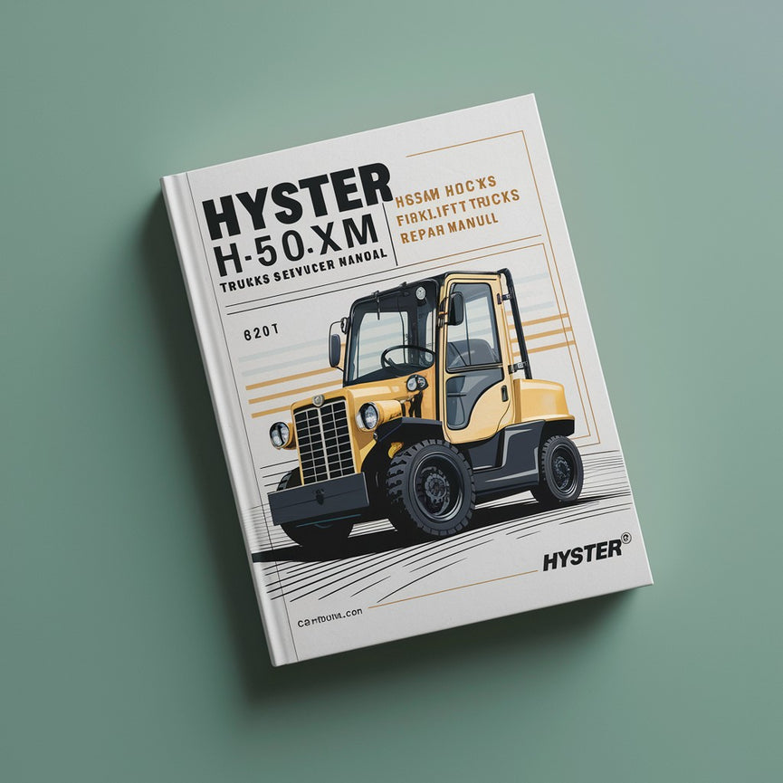 Manual de servicio y reparación de carretillas elevadoras Hyster H45XM H50XM H55XM H60XM H65XM (H177)