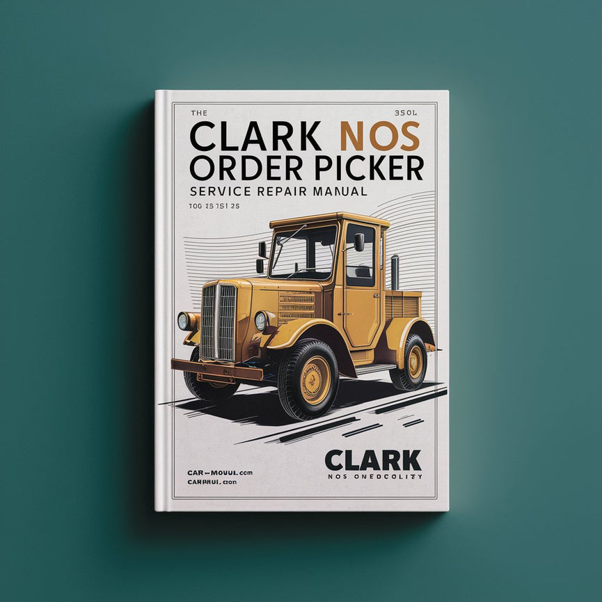 Manual de servicio y reparación de la recogedora de pedidos Clark NOS 15