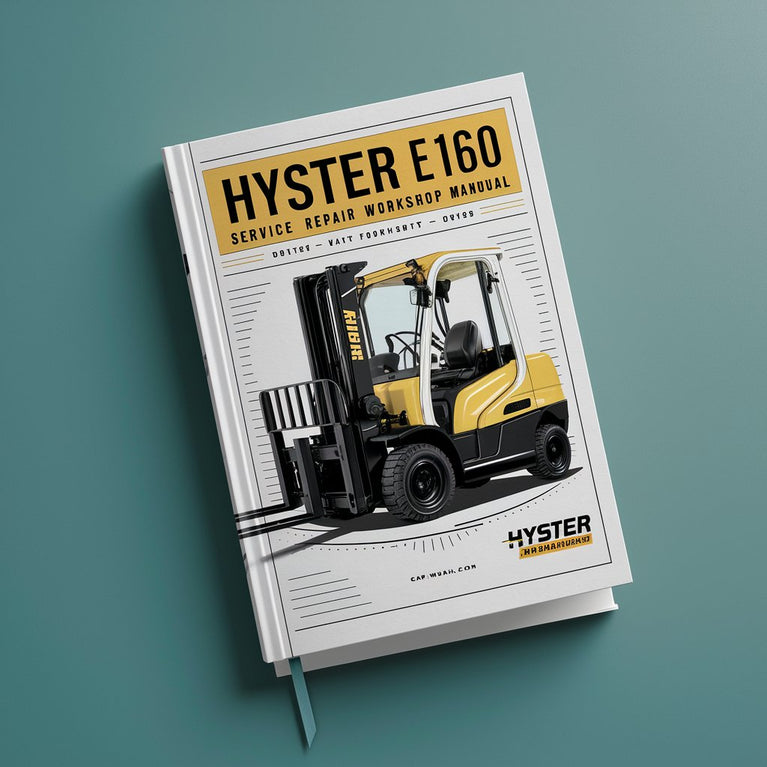 Manual de taller y reparación de montacargas Hyster E160 J1.60XMT