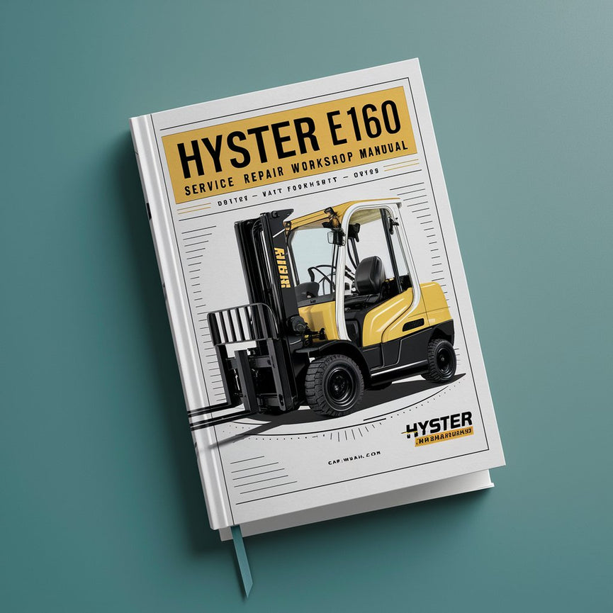 Manual de taller y reparación de montacargas Hyster E160 J1.60XMT