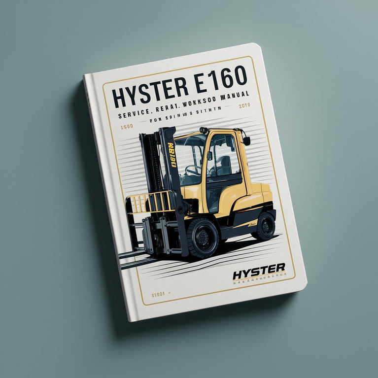 Manual de taller y reparación de montacargas Hyster E160 J1.80XMT