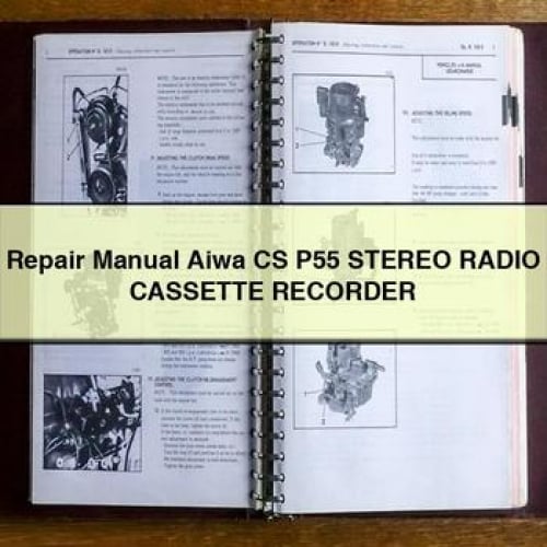 Aiwa CS-P55 Stereo Radio Cassette Recorder Repair Manual PDF