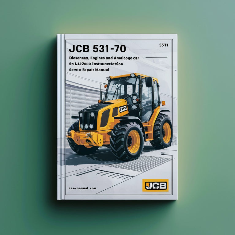 JCB 531-70 DIESELMAX Engines And ANALOGUE CAB INSTRUMENTATION SN 1422000-1441999 Service Repair Manual