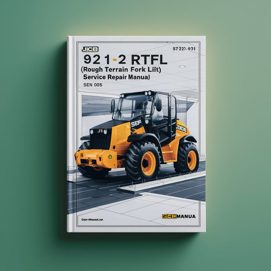 Manual de servicio JCB 921-2 RTFL (carretilla elevadora para terrenos difíciles) SN 0606001-0606020