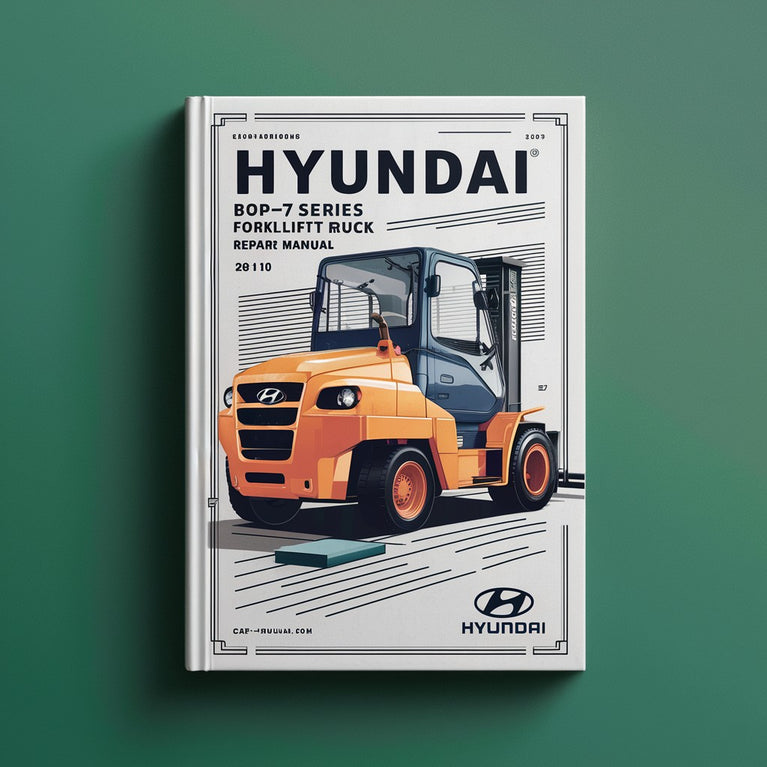 Manual de servicio y reparación de montacargas de la serie BOP-7 de Hyundai