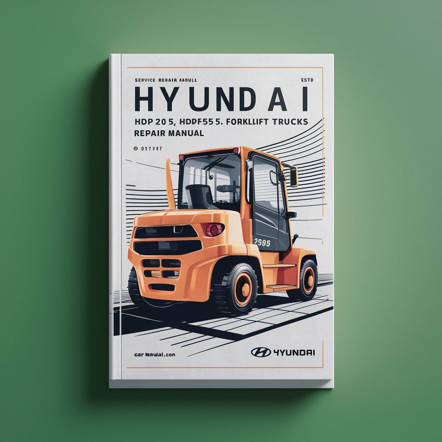 Manual de servicio y reparación de carretillas elevadoras Hyundai HDF20-5 HDF25-5 HDF30-5