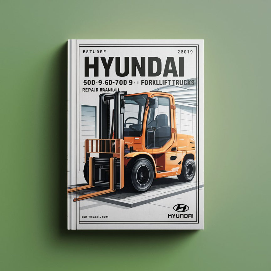 Manual de servicio y reparación de carretillas elevadoras Hyundai 50D-9 60D-9 70D-9 80D-9